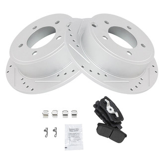 TRQ® - Performance Semi-Metallic Rear Brake Kit