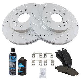 TRQ® - Performance Ceramic Front Brake Kit