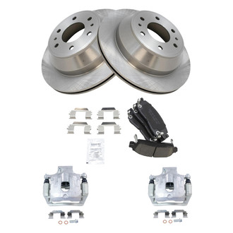 TRQ® - Rear Disc Brake Kit with Ceramic Pads and Calipers