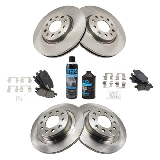 TRQ® - Disc Brake Kit with Ceramic Pads