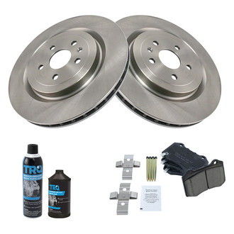 TRQ® - Rear Disc Brake Kit with Ceramic Pads