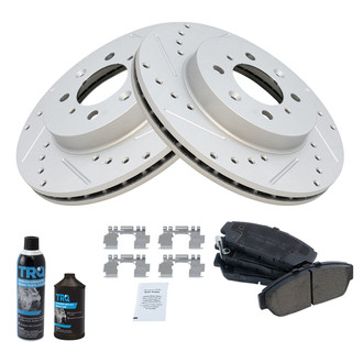 TRQ® - Performance Ceramic Front Brake Kit