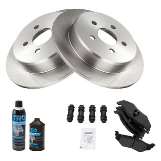TRQ® - Rear Disc Brake Kit with Ceramic Pads