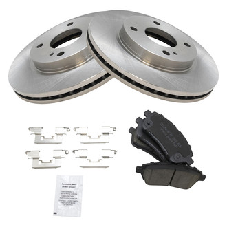 TRQ® - Front Disc Brake Kit with Ceramic Pads