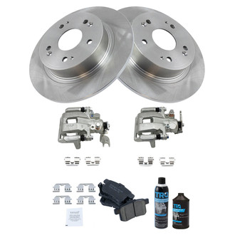 TRQ® - Rear Disc Brake Kit with Ceramic Pads and Calipers