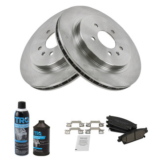 TRQ® - Rear Disc Brake Kit with Ceramic Pads