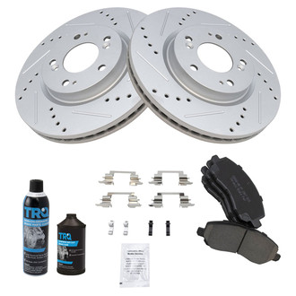 TRQ® - Performance Ceramic Front Brake Kit