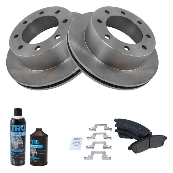 TRQ® - Rear Disc Brake Kit with Semi-Metallic Pads