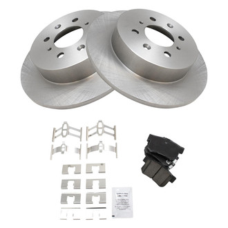TRQ® - Rear Disc Brake Kit with Ceramic Pads