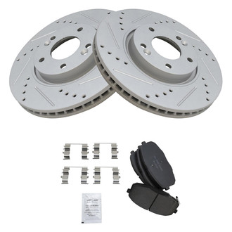 TRQ® - Performance Ceramic Front Brake Kit