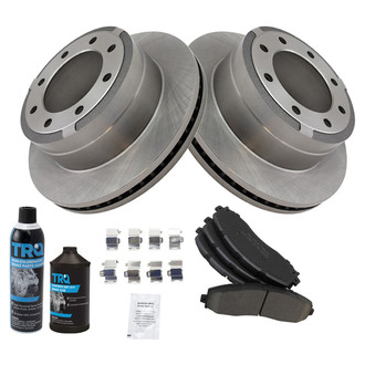 TRQ® - Rear Disc Brake Kit with Ceramic Pads