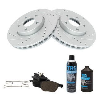 TRQ® - Performance Ceramic Front Brake Kit