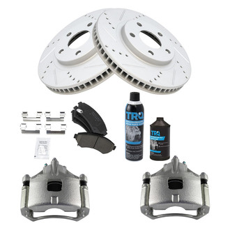 TRQ® - Performance Ceramic Front Brake Kit with Calipers