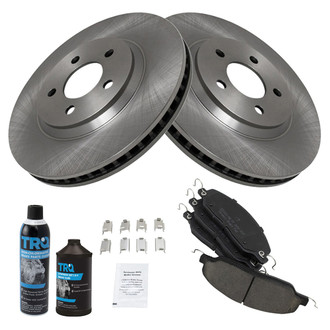 TRQ® - Front Disc Brake Kit with Ceramic Pads