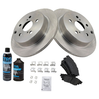 TRQ® - Rear Disc Brake Kit with Ceramic Pads