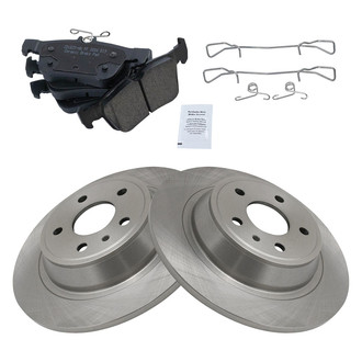 TRQ® - Rear Disc Brake Kit with Ceramic Pads
