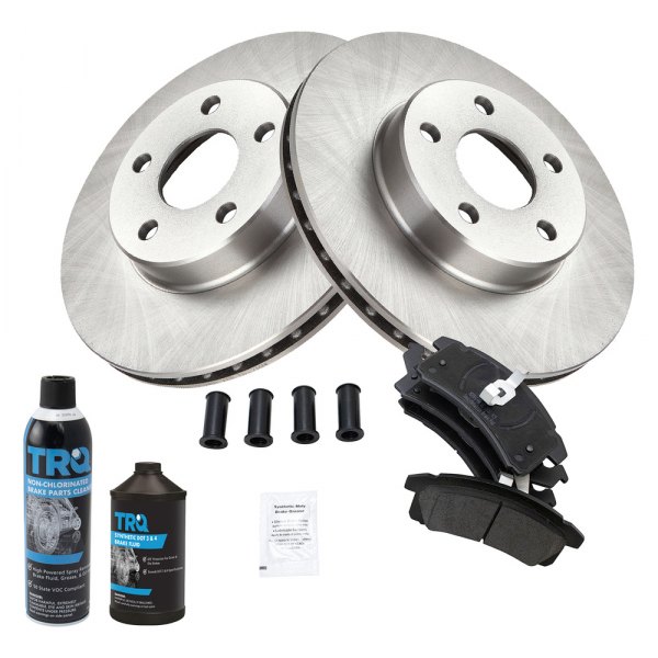 TRQ® - Front Disc Brake Kit with Semi-Metallic Pads