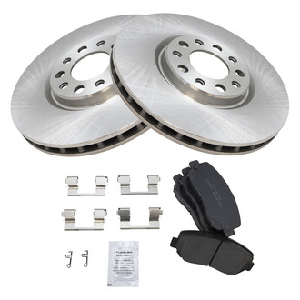 TRQ® - Front Disc Brake Kit with Ceramic Pads