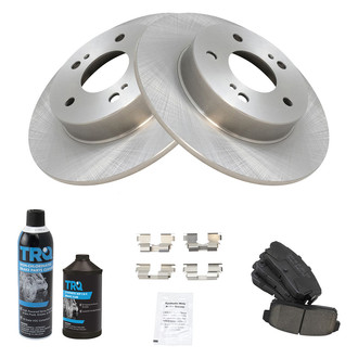TRQ® - Rear Disc Brake Kit with Ceramic Pads