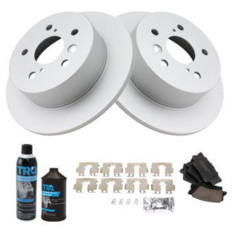 TRQ® - Rear Disc Brake Kit with Ceramic Pads