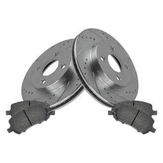 TRQ® - Performance Ceramic Front Brake Kit