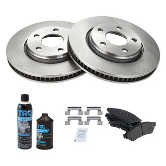 TRQ® - Front Disc Brake Kit with Ceramic Pads