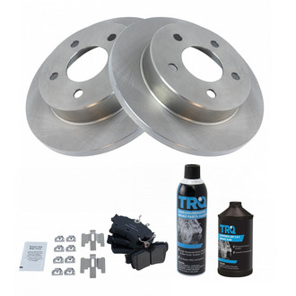 TRQ® - Rear Disc Brake Kit with Ceramic Pads