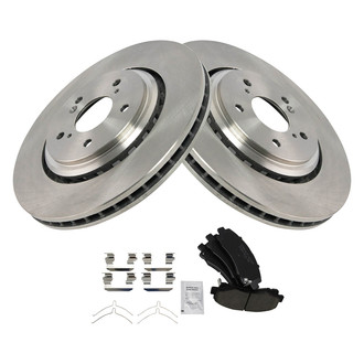TRQ® - Front Disc Brake Kit with Ceramic Pads