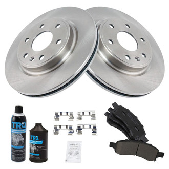 TRQ® - Front Disc Brake Kit with Ceramic Pads