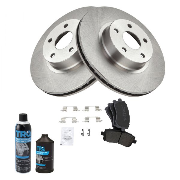 TRQ® - Front Disc Brake Kit with Semi-Metallic Pads