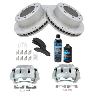 TRQ® - Performance Ceramic Front Brake Kit with Calipers