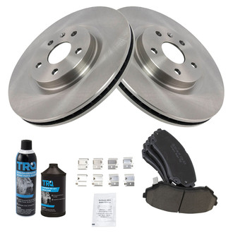 TRQ® - Front Disc Brake Kit with Ceramic Pads