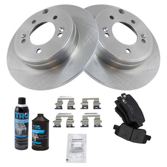 TRQ® - Rear Disc Brake Kit with Ceramic Pads