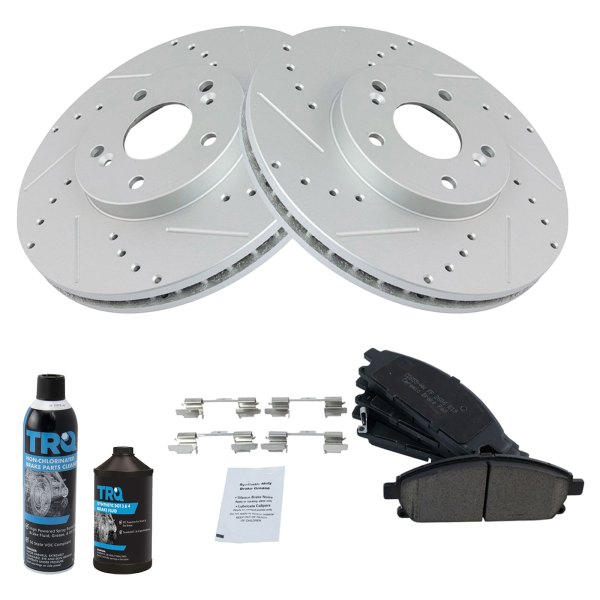 TRQ® - Performance Ceramic Front Brake Kit