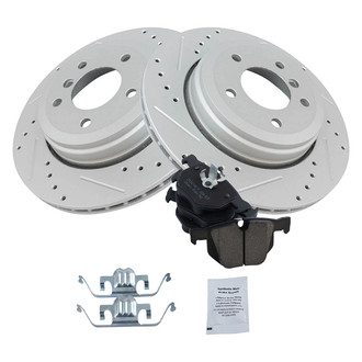 TRQ® - Performance Ceramic Rear Brake Kit