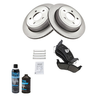TRQ® - Rear Disc Brake Kit with Ceramic Pads