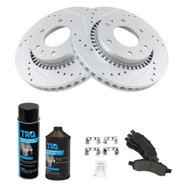 TRQ® - Performance Ceramic Front Brake Kit