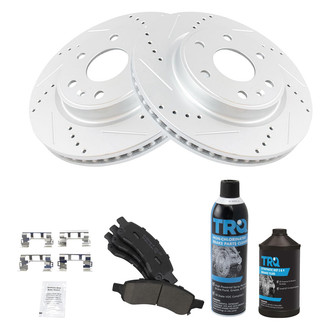 TRQ® - Performance Ceramic Front Brake Kit