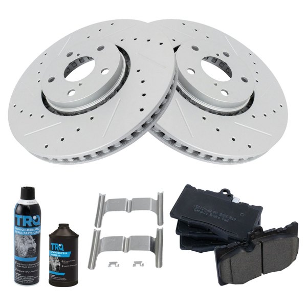 TRQ® - Performance Ceramic Front Brake Kit