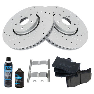 TRQ® - Performance Ceramic Front Brake Kit
