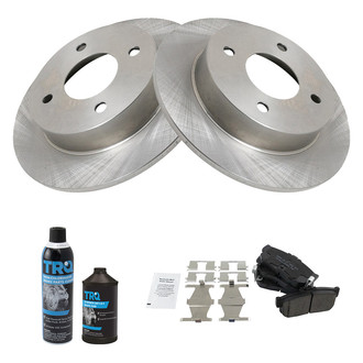 TRQ® - Rear Disc Brake Kit with Ceramic Pads