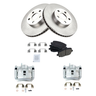 TRQ® - Front Disc Brake Kit with Ceramic Pads and Calipers