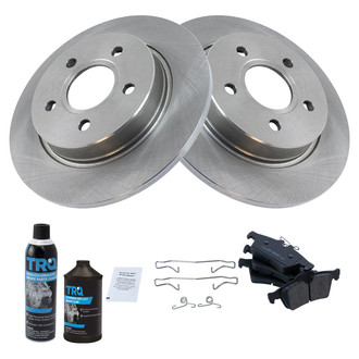 TRQ® - Rear Disc Brake Kit with Ceramic Pads