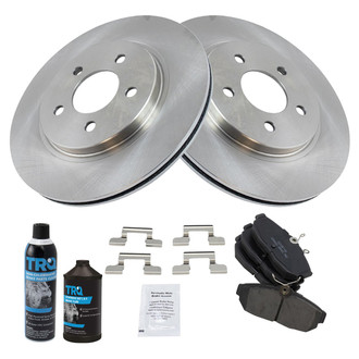 TRQ® - Rear Disc Brake Kit with Ceramic Pads