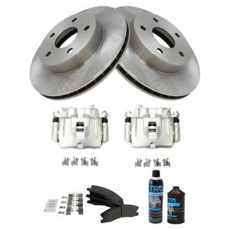 TRQ® - Front Disc Brake Kit with Ceramic Pads and Calipers