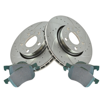 TRQ® - Performance Ceramic Front Brake Kit
