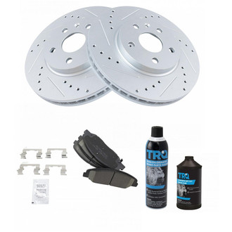 TRQ® - Performance Ceramic Front Brake Kit