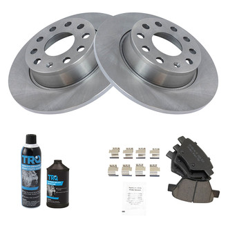 TRQ® - Rear Disc Brake Kit with Ceramic Pads