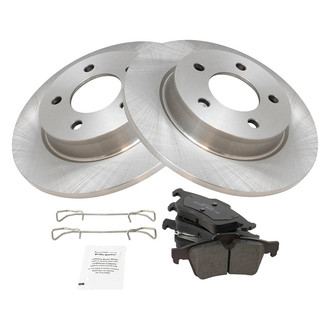 TRQ® - Rear Disc Brake Kit with Ceramic Pads