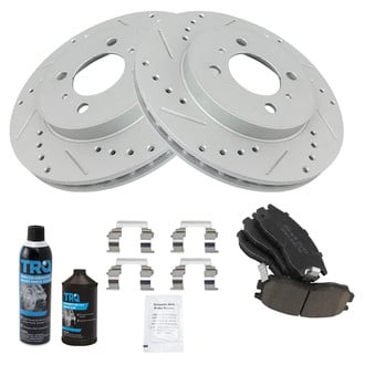 TRQ® - Performance Ceramic Front Brake Kit
